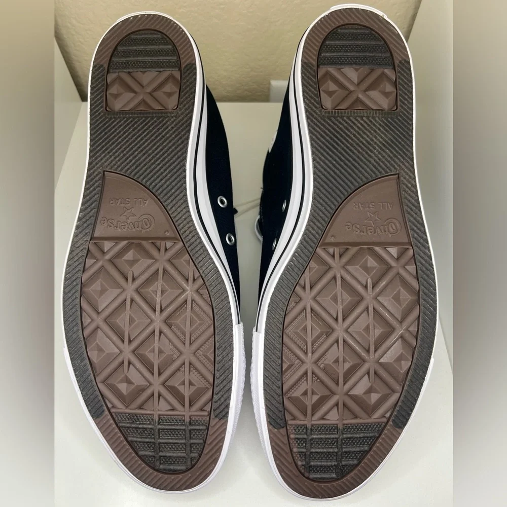 Converse Adult Street Mid Sneakers Black 11.5 - Picture 5 of 10